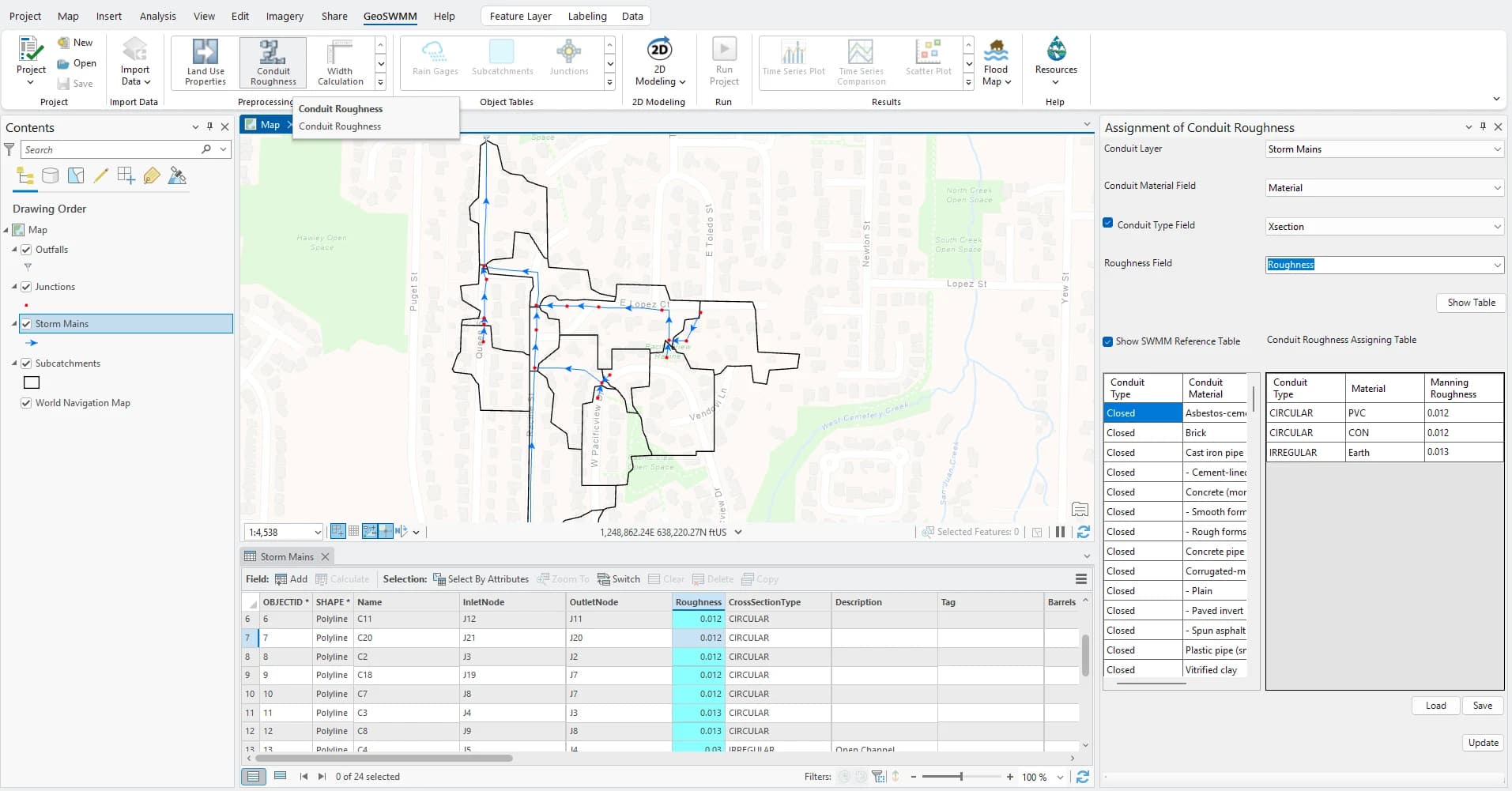 Watershed Delineation Tool interface