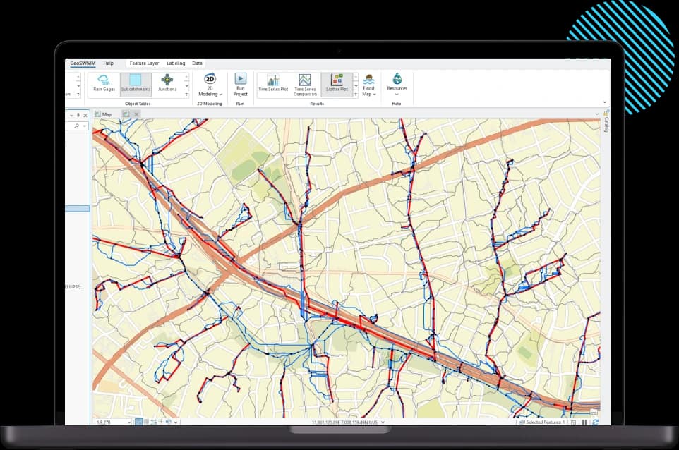 Seamlessly build stormwater models illustration