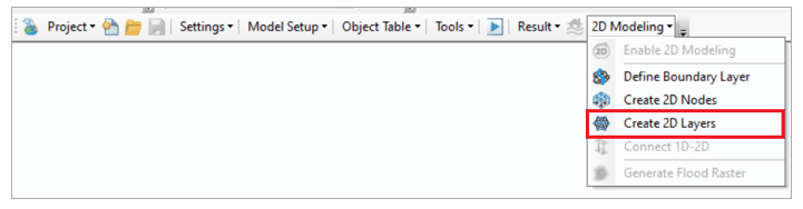 Fig.160: Create 2D Layers Tool option in 2D Modeling