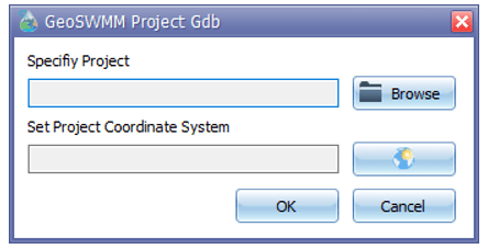 Fig.115: Creating a new GeoSWMM project