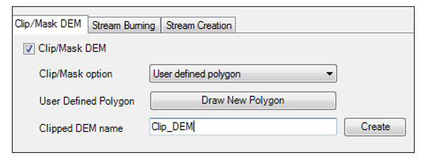 Fig.76: DEM Clipping option