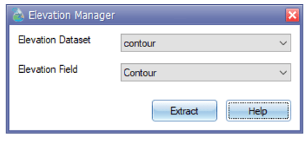 Fig. 111: Elevation Manager window