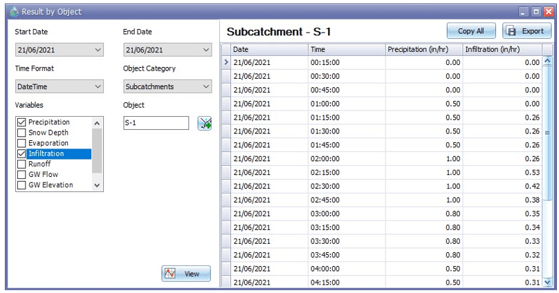 Fig 35: Result Table manager