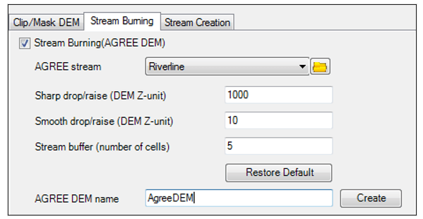 Fig.77: Stream Burning option