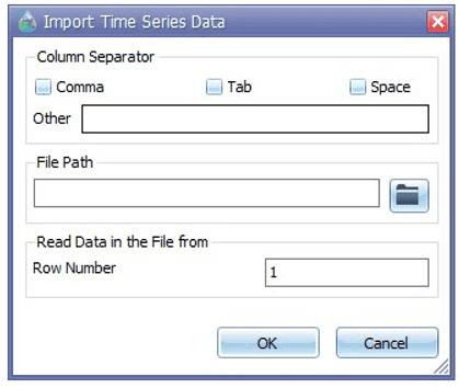 Fig.125: Time Series file import setting