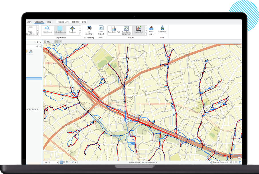Seamlessly build stormwater models illustration