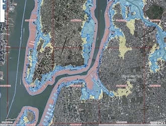 Urban Flood Risk Mapping GeoSWMM floodplain mapping of urban areas for flood risk assessment