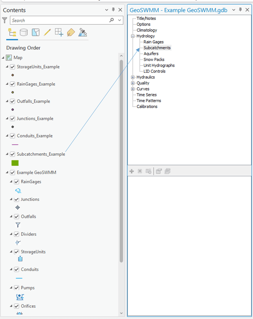 Fig 61: Drag-and-drop process in GeoSWMM