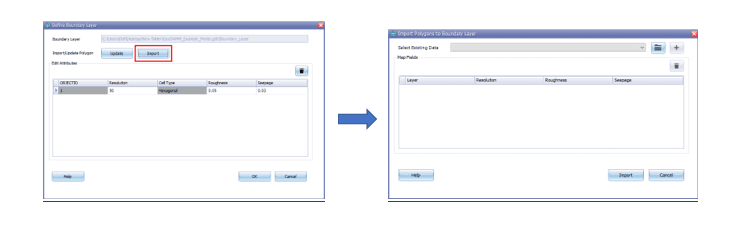Fig.147: Import Polygon Layer as Boundary Layer