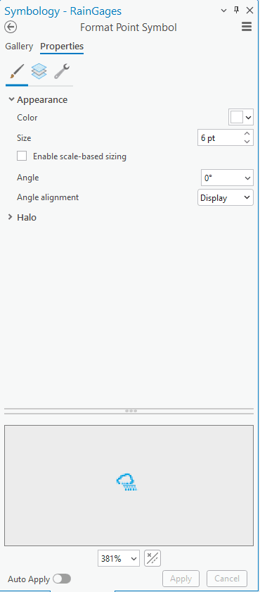 Fig 72: Symbol Selector window