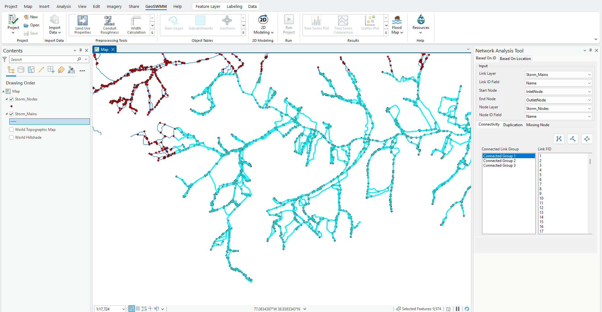 Fig no-92-Connectivity checking in the Network Analysis Tool-1916-994.png