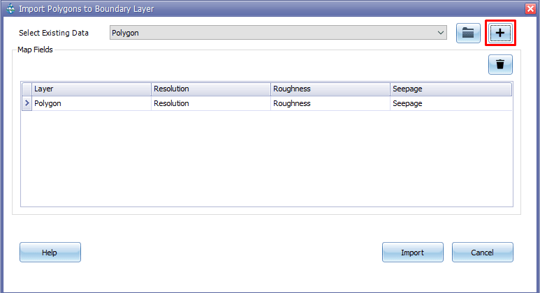 Figure 11.9 : Mapping Fields of imported layer with Boundary Layer attributes.