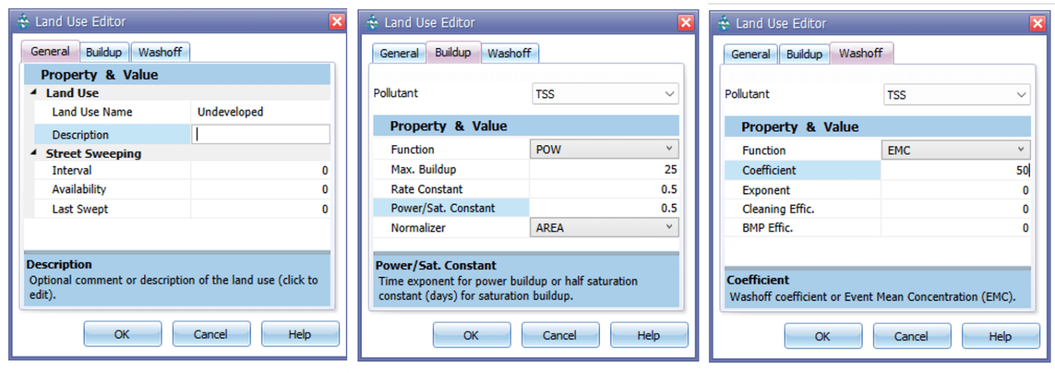 Figure 2.41 : Land Use Editor