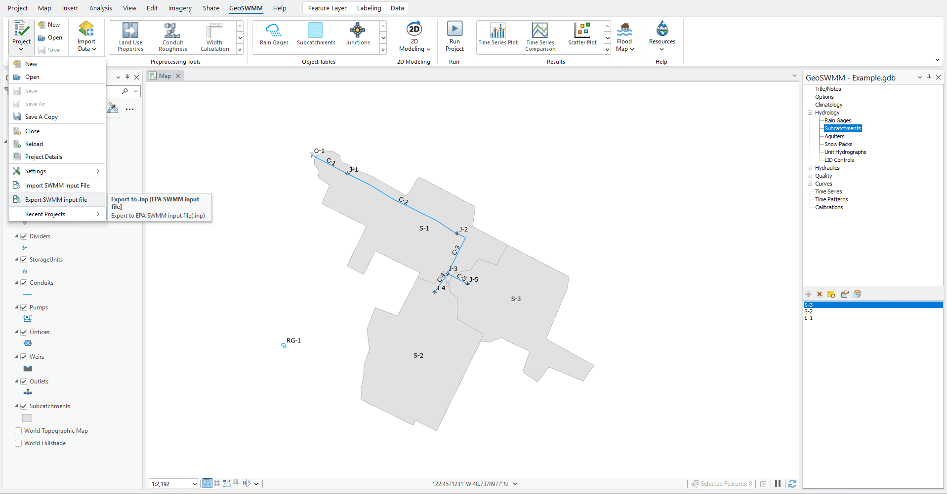 Figure 2.43 : Model export option