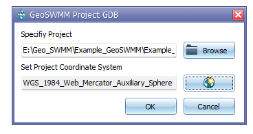 Figure 4.2 : Project File assigning dialog box