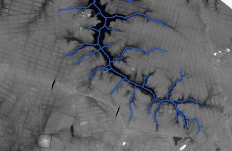 Figure 6.17 : Imported Natural Streams