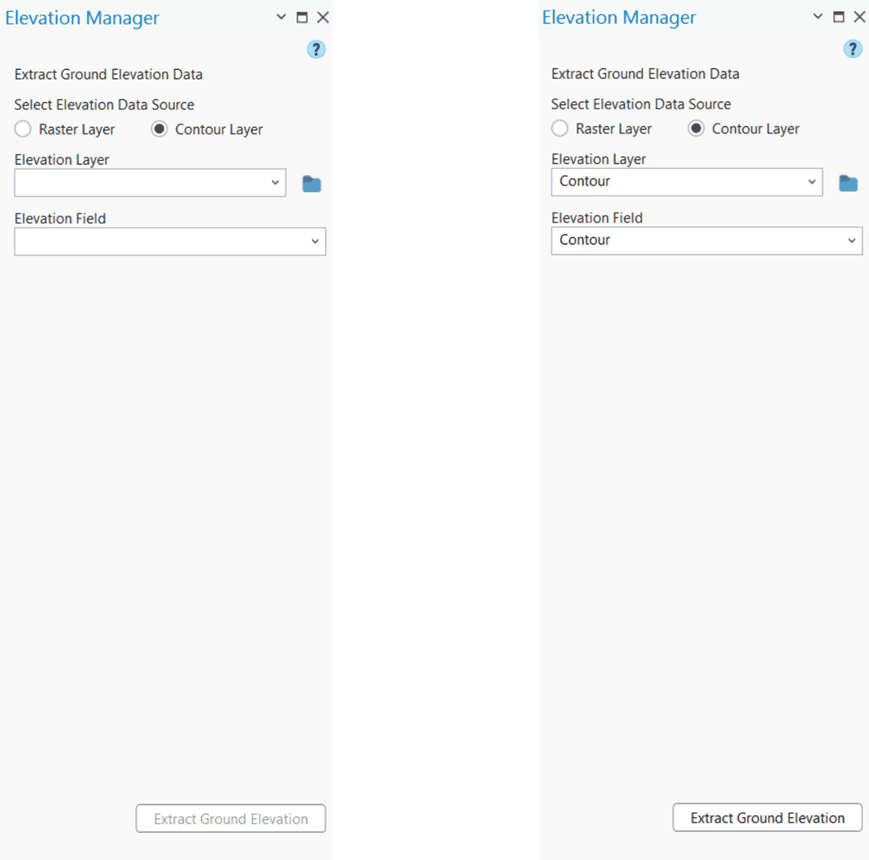 Figure 6.50 : Extracting Elevation from Contour Layer