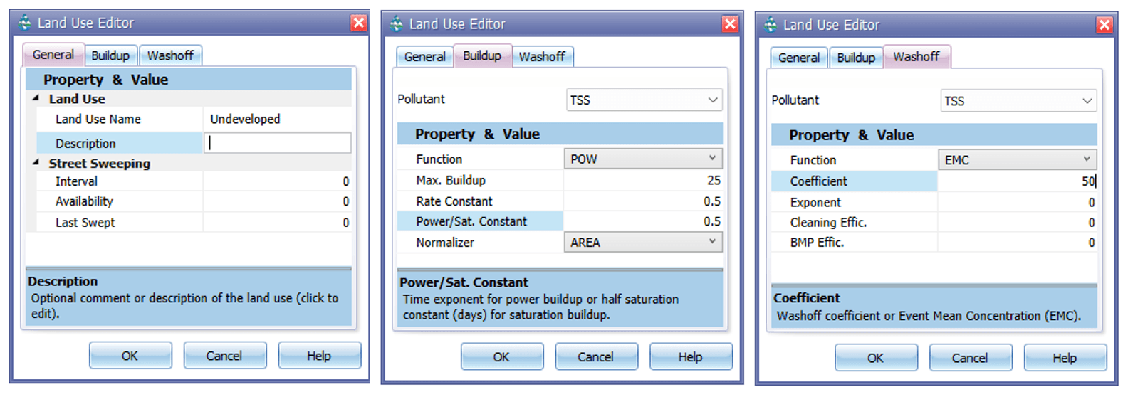 Fig 42: Land Use Editor