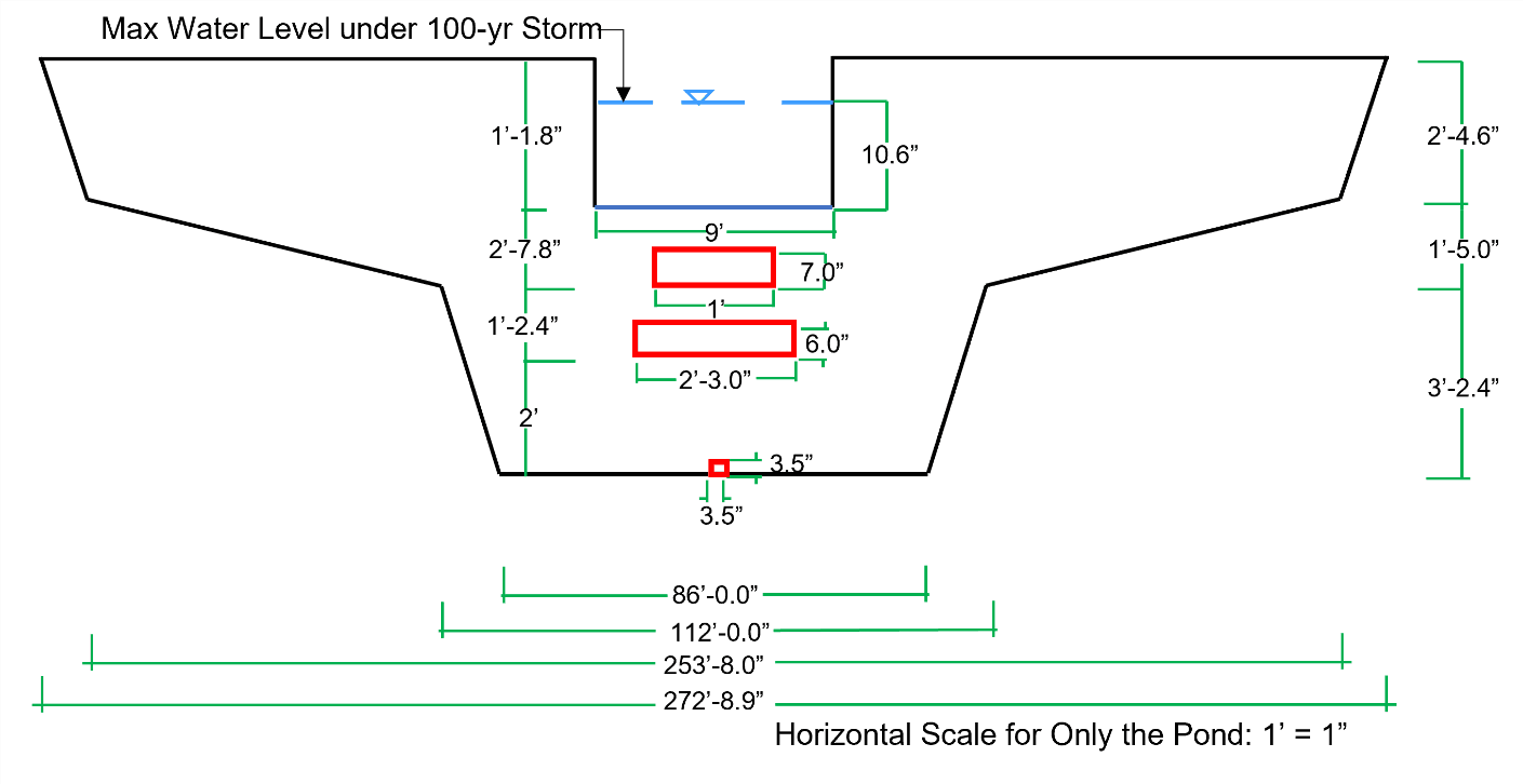 T3_Figure 2.13: Detail of the Pond Outlet Structure