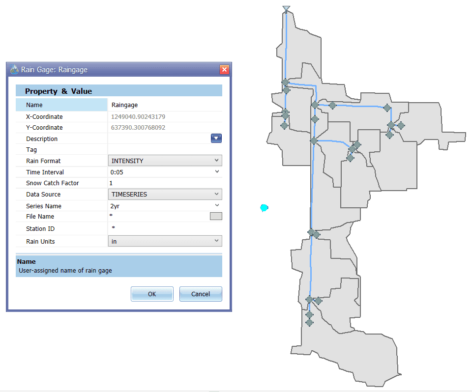 T3_Figure 2.5: Rain Gage Property Editor
