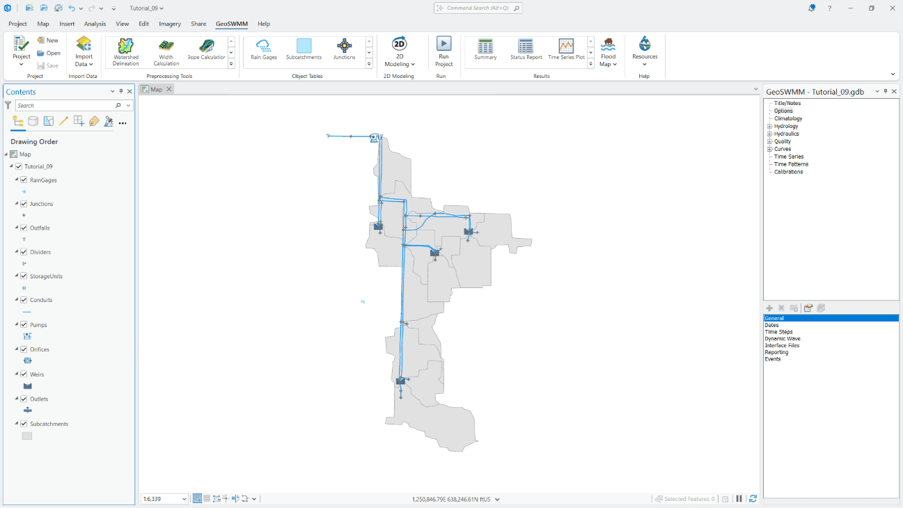 T9_Figure 2.2 : GeoSWMM Project Geodatabase in ArcGIS Pro.png