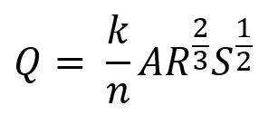 manning's equation
